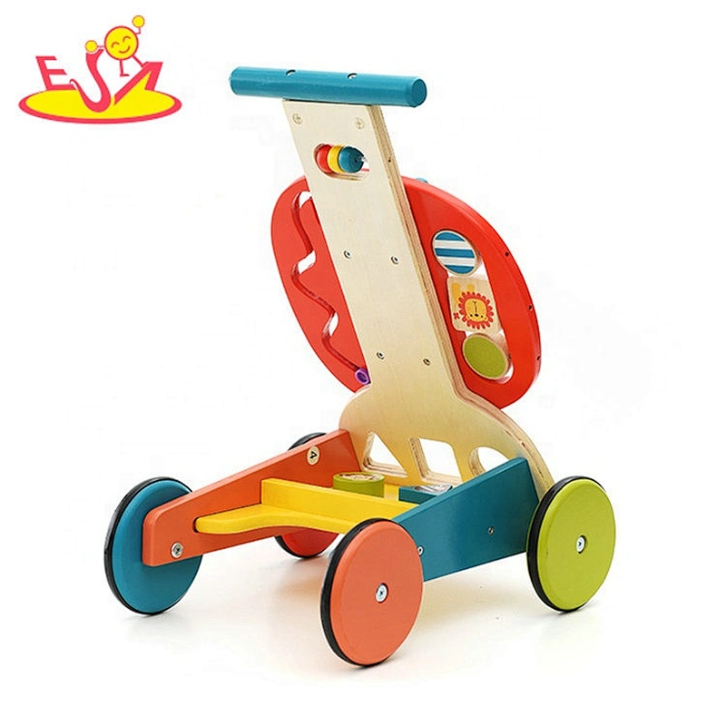 2021 New hottest wooden baby push walker multi-function for sale W16E161