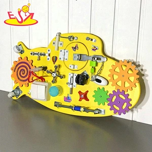 2021 Wood elfin busy board montessori busy board cheap kids busy board for Kids Gifts W12D251