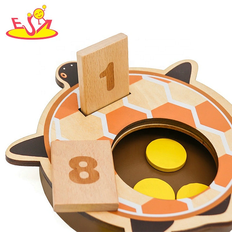 2021 New design preschool wooden number counting toy for kids W12E075