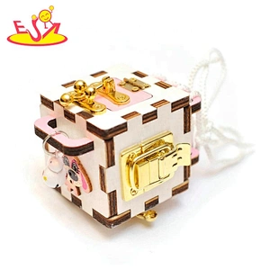 New coming design children busy box wooden toys for Toddler W12D272