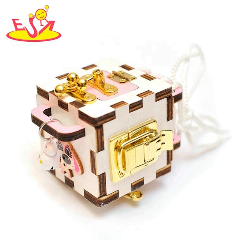 New coming design children busy box wooden toys for Toddler W12D272