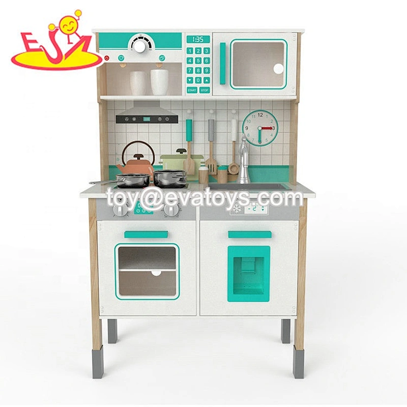 2021New arrived pretend Wooden kitchen toy for children W10C458C