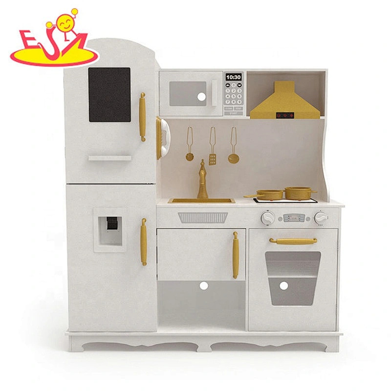 wholesale pretend play wooden toy grill set for kids W10D279