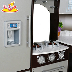 Best sale big wooden kids kitchen play set for pretend play W10C607
