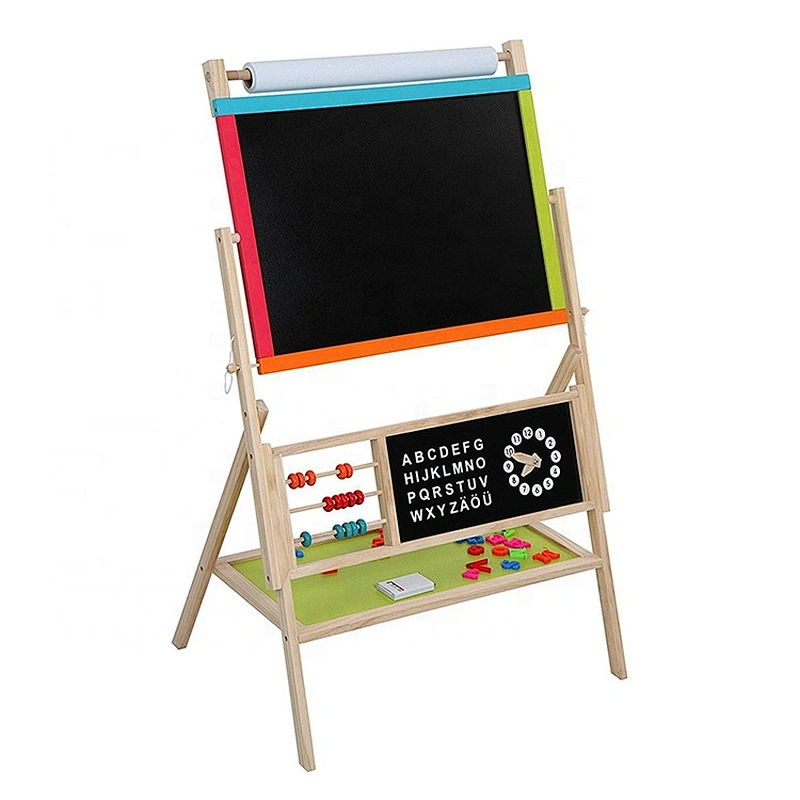 Wholesale educational wooden kids drawing board for toddlers W12B103