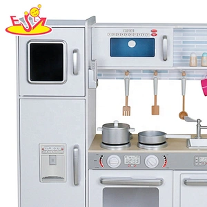 New Original Design Vintage wooden Kitchen toys set kids Little Chef Wooden Toy W10C382