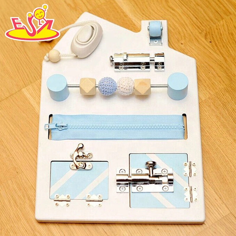 New hottest colorful activity sensory play set to stimulate motor skills toddler pyramid busy board W12D258