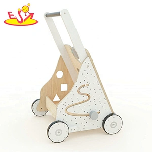 New design early learning centre wooden walker for babies W16E159