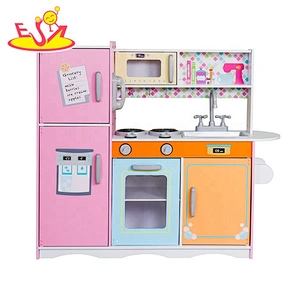 Ready to ship pretend play wooden kitchen appliance toy for kids W10C569