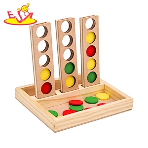 2021 New hottest educational wooden color counting toy for kids W12E076