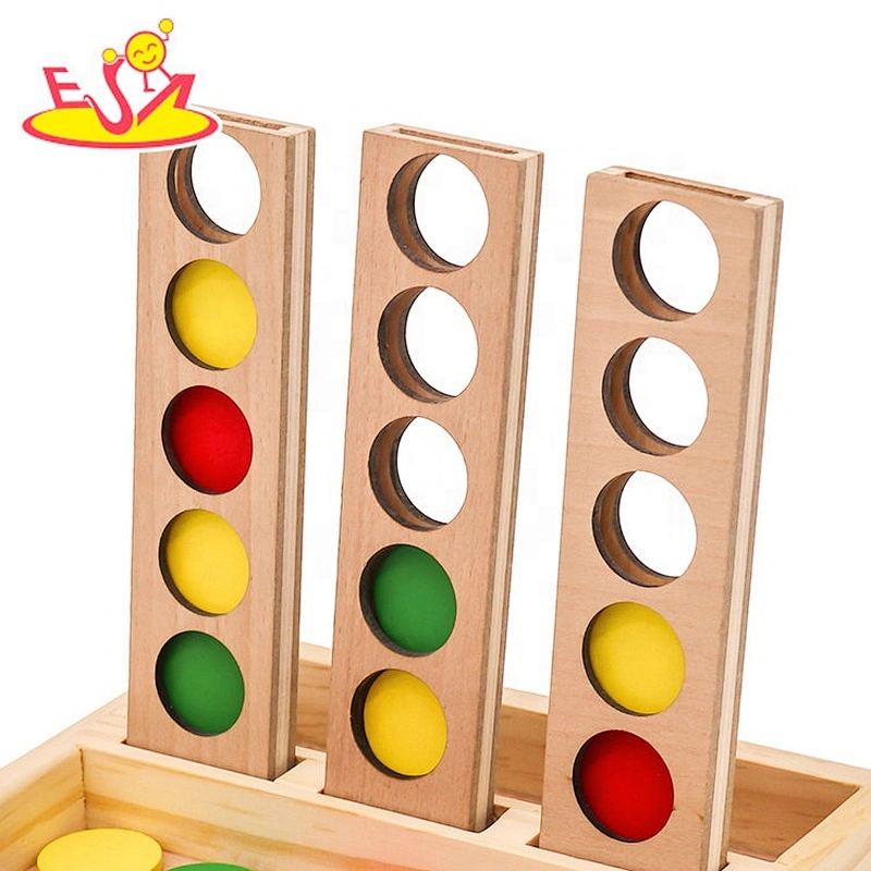 2021 New hottest educational wooden color counting toy for kids W12E076