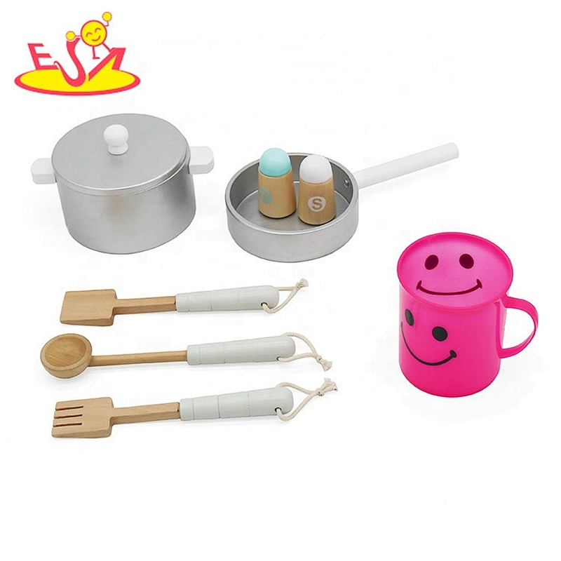 New Original Design Vintage wooden Kitchen toys set kids Little Chef Wooden Toy W10C382