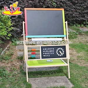 Wholesale educational wooden kids drawing board for toddlers W12B103