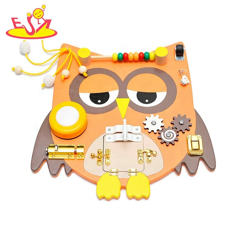 2021 Top sale educational learning owl busy board  toys for child W12D276