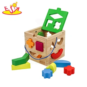 New Montessori Educational Kids Wooden Shape Sorter Toy For Children W12D205