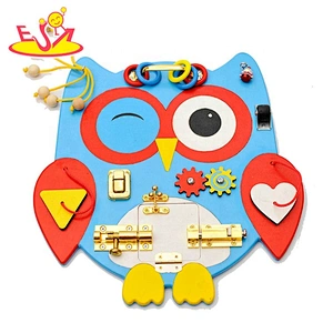 2021 Best-selling educational learning owl busy board  toys for kids W12D275