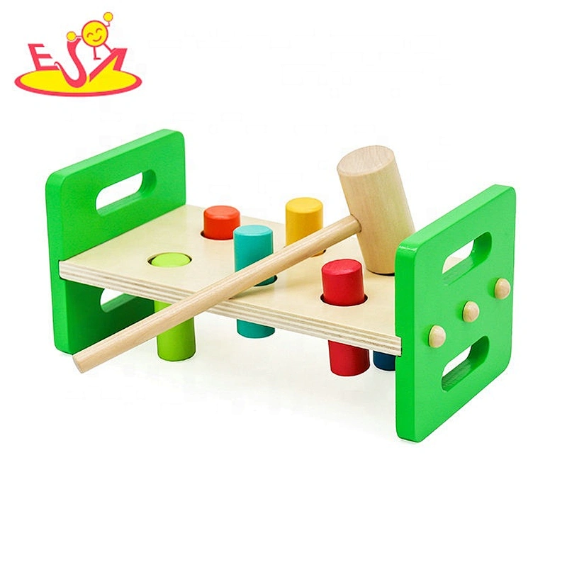 New design preschool wooden hammering pounding toy for children W11G067