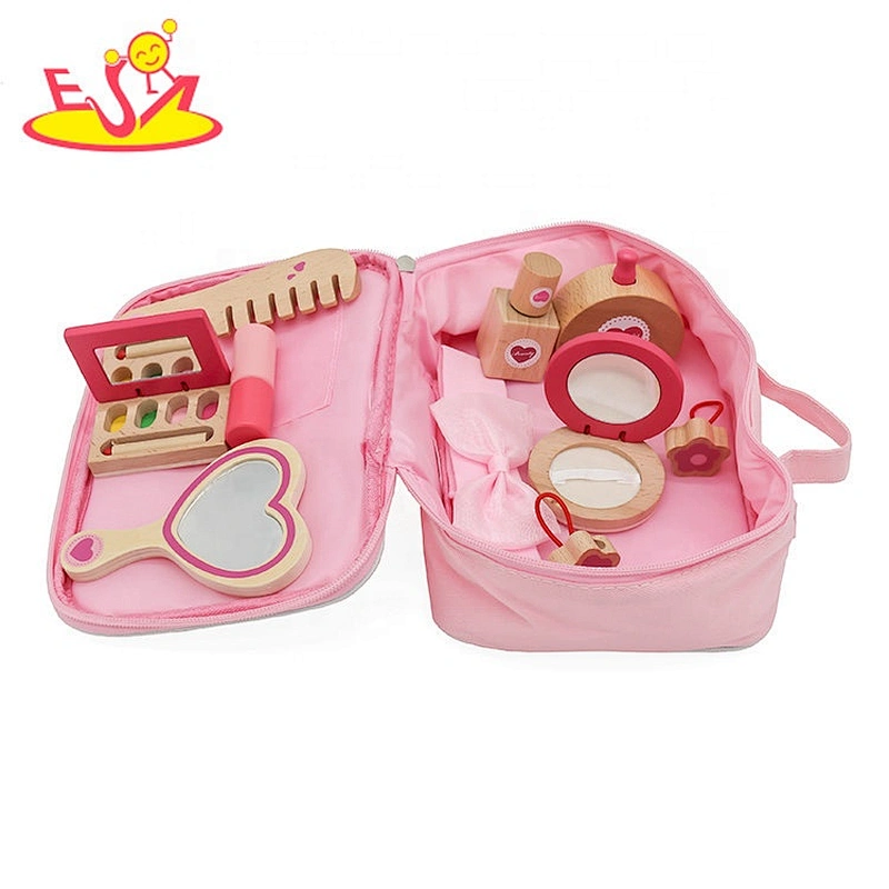On sale children wooden hairdressing toys for pretend play W10D295