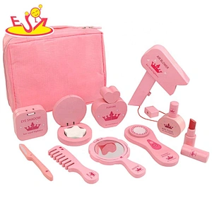 2020 New released pink wooden girls play makeup for wholesale W10D275