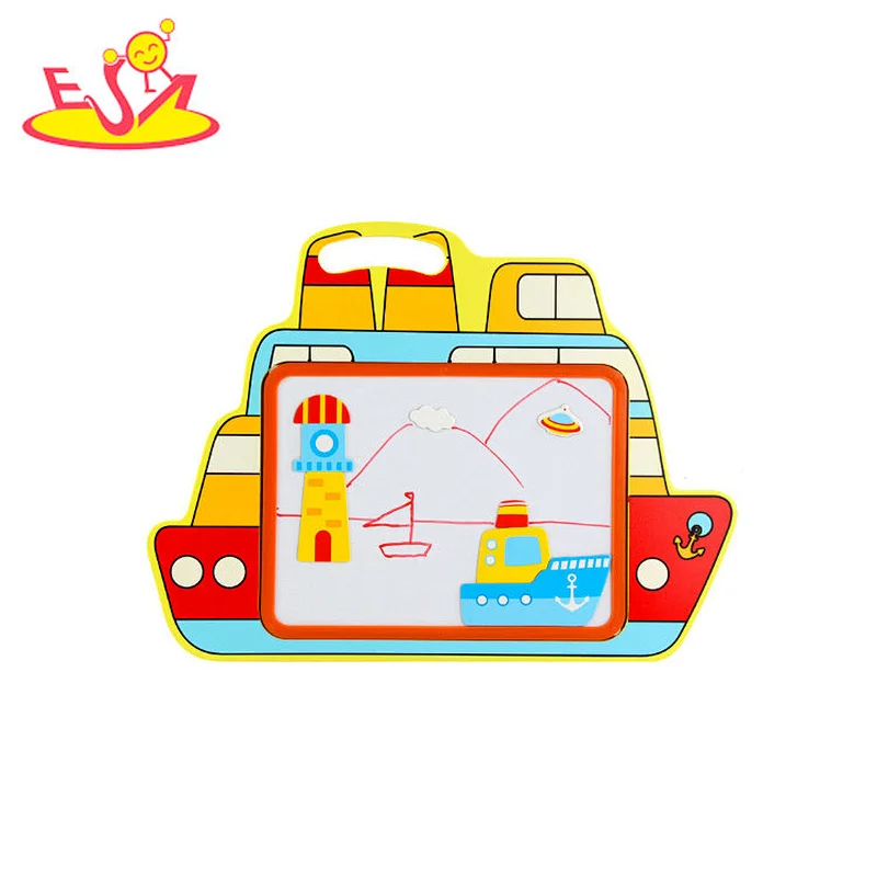 Customize educational wooden magnet puzzle toy for kids W14J029