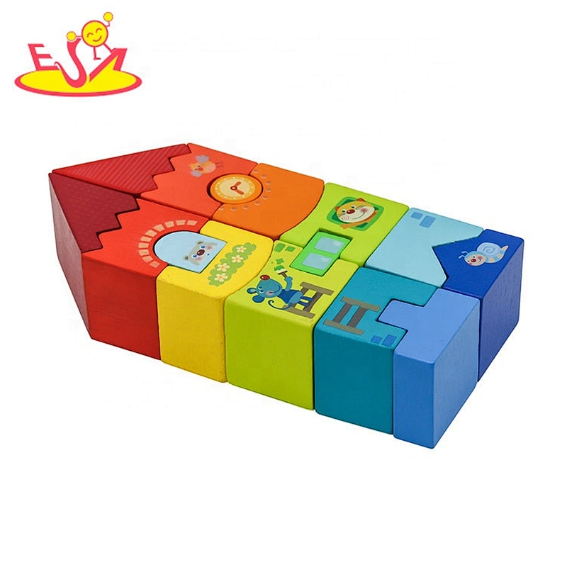 Solid wood hot sale Wooden building blocks W13A240