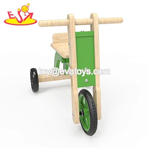 High quality blue wooden balance bike for kids playing  W16A046