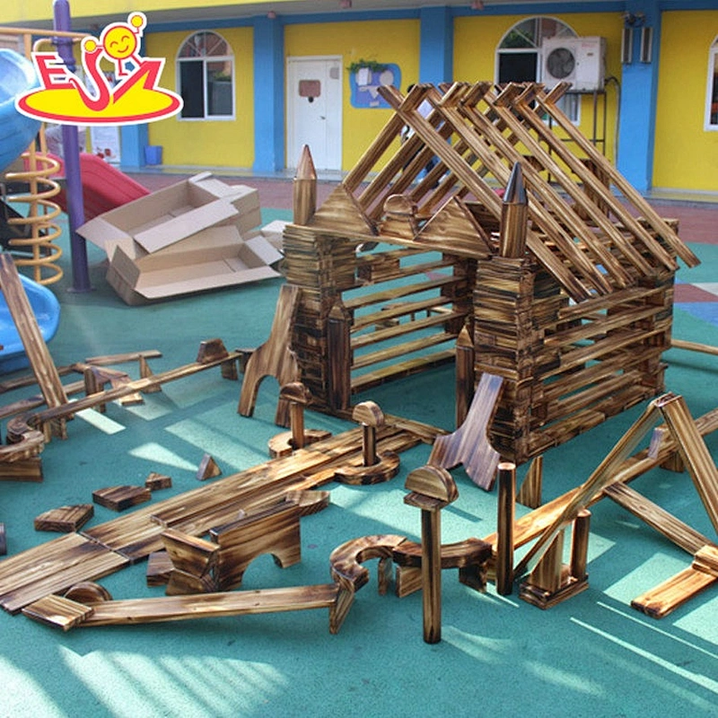 410PCS Outdoor wooden building blocks castle W01D093
