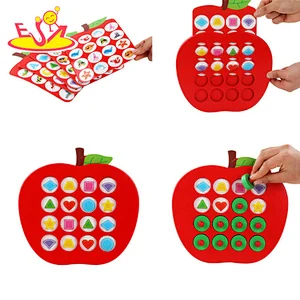 Hot sale Memory toys wooden puzzle W12E084
