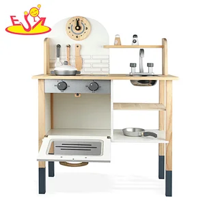 2021 Creative solid wood wooden kitchen for children W10C619