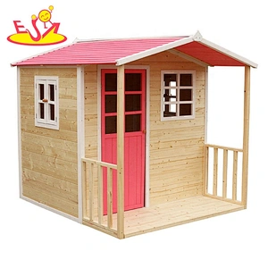 Wholesale great sale outdoor wooden house for kids palying W01D088B