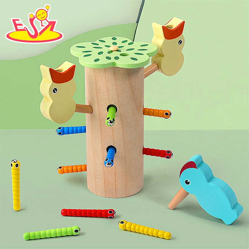 High quality educational colorful wooden study toys for kids W12F105