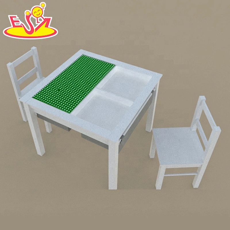 Most popular kindergarten Wooden table and chairs for kids W08G304