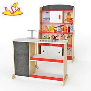 Wholesale multi grid wooden supermarket shelf used in home or kindergarten W10A116