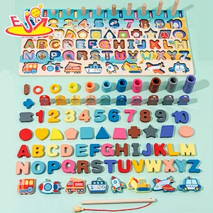 2021 Wholesale  eduacational wooden study toys for kids W12E095