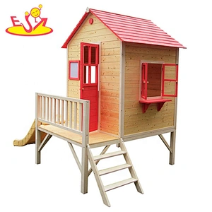 2021 Backyard large outdoor wooden house for  kids playing W01D083