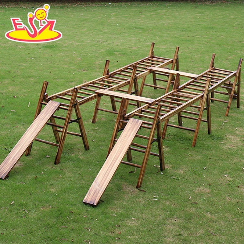 8PCS/ 16PCS/ 24PCS Outdoor wooden Kindergarten play ladder W01D092