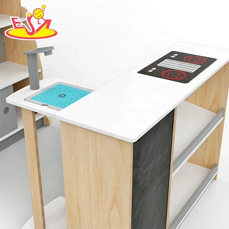 2021 Wholesale  wooden supermarket shelf for kids  W10A116B