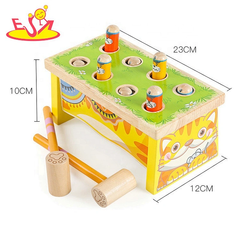 Hot sale educationa children beat wooden toys W11G079