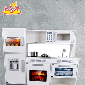 Hot sale Solid wood wooden kitchen for children  W10C616