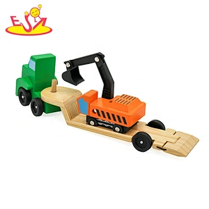 2021 New design wooden car toys car parking for kids W04A468
