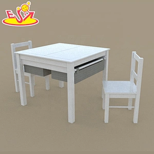 Most popular kindergarten Wooden table and chairs for kids W08G304