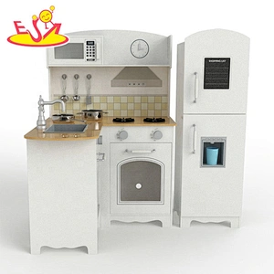 Hot sale Solid wood wooden kitchen for pretend play W10C562