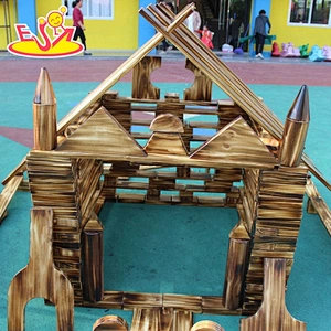 410PCS Outdoor wooden building blocks castle W01D093