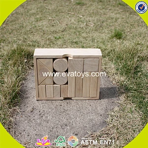 Most popular wooden blocks building stacking toys for kids W13A255