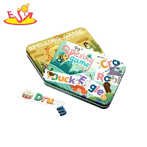 2021 New arrived educational wooden study toys for kids W12E101