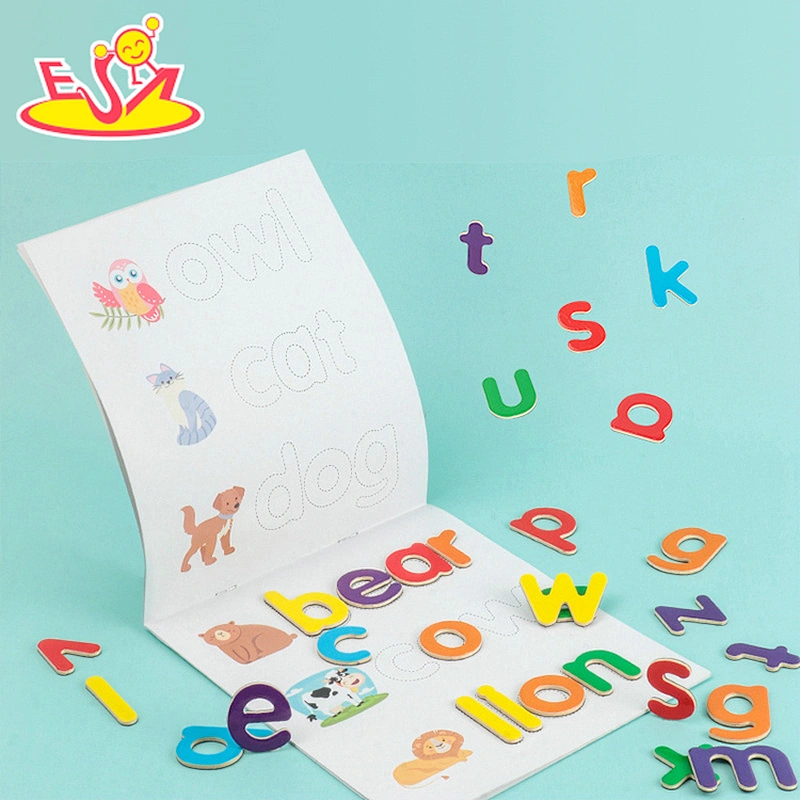 High quality educational wooden learning book toy for children W12E099