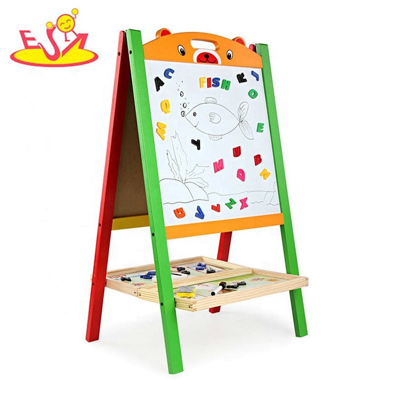 2021 hot sale Wooden chalkboard toy for kids to study W12B197A