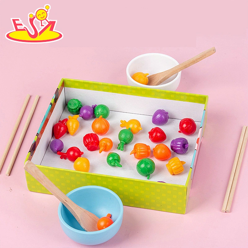 2021 New design educational wooden cartoon study toys for children W12E097