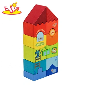 Solid wood hot sale Wooden building blocks W13A240
