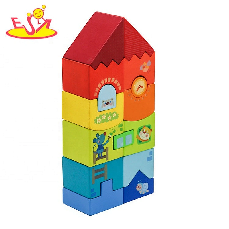 Solid wood hot sale Wooden building blocks W13A240